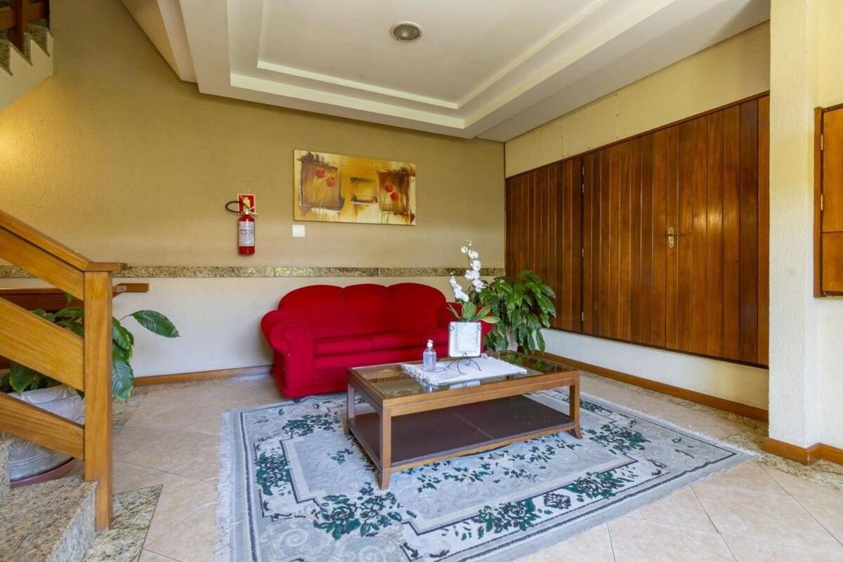 Rosa Edificio Jardim Da Serra Gramado Bagian luar foto